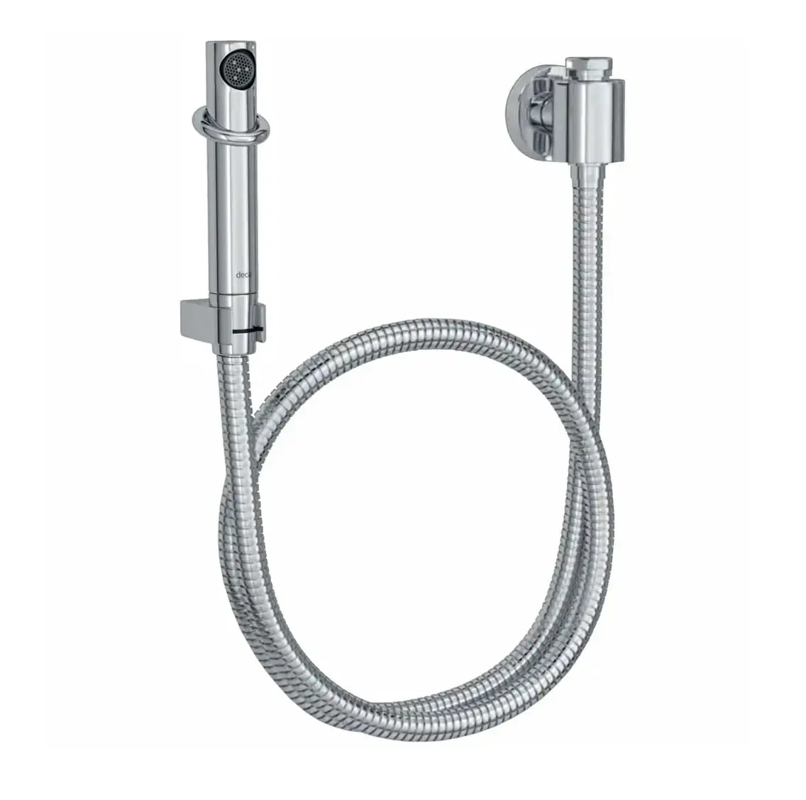 Ducha Higiênica Com Derivação Banheiro E Lavabo Universal Cromada Redonda Deca