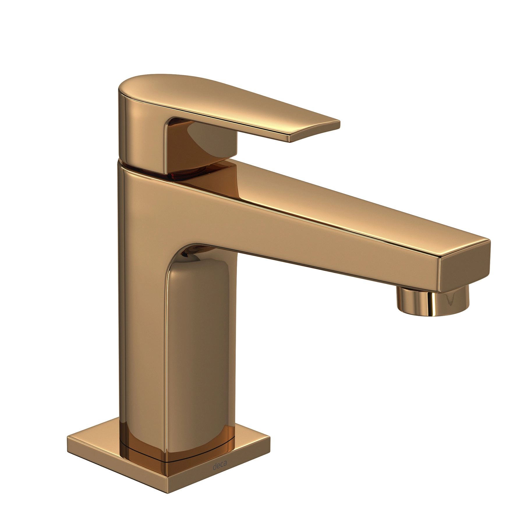 Torneira de Pia para Banheiro com Bica Baixa Rose Gold Level Deca