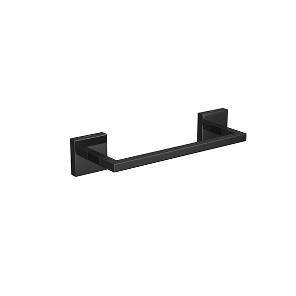 Porta Toalha Rosto Clean 20cm Preto Deca