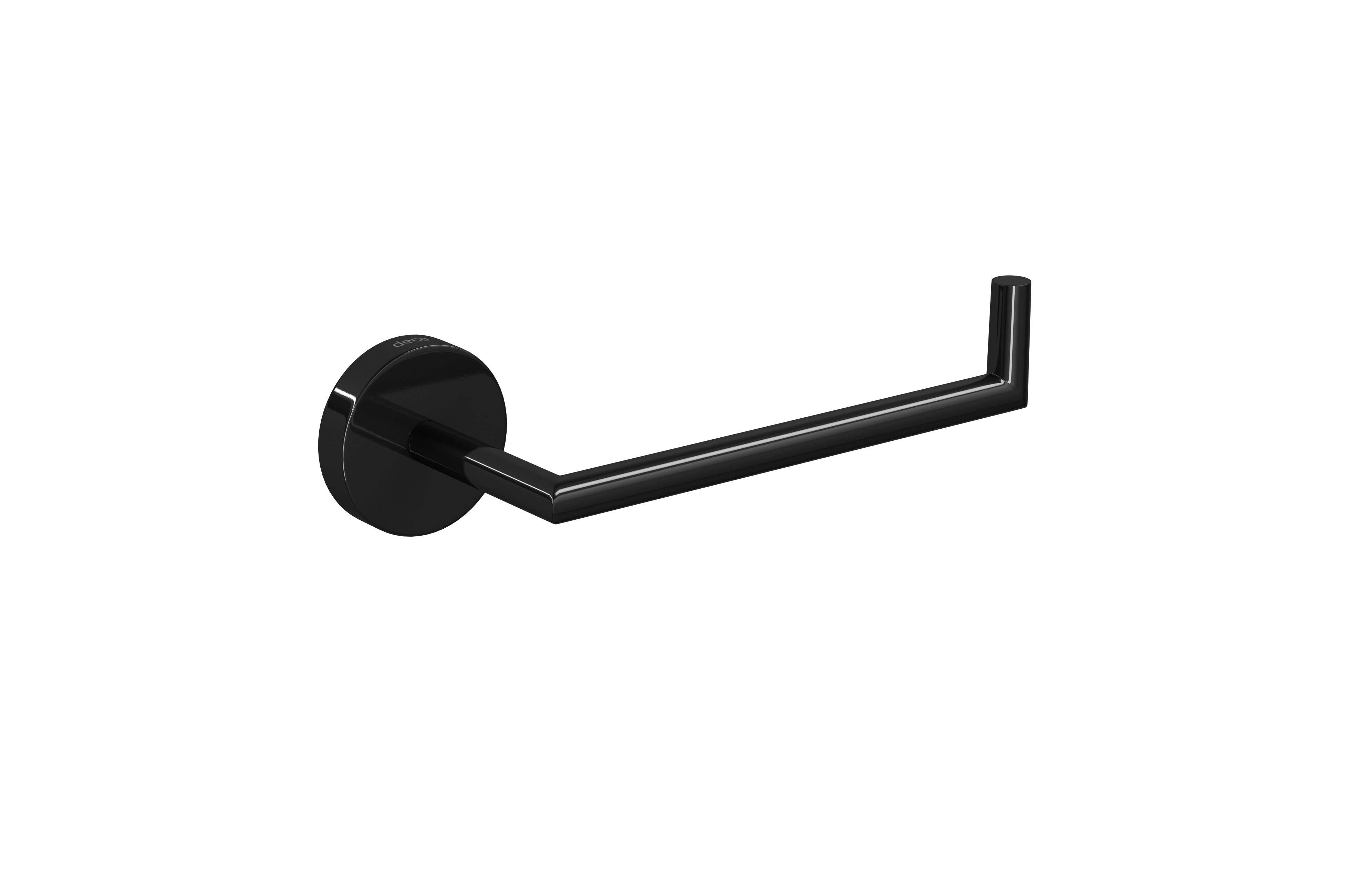 Porta Papel Higiênico Metal Preto Disco|Soul Deca