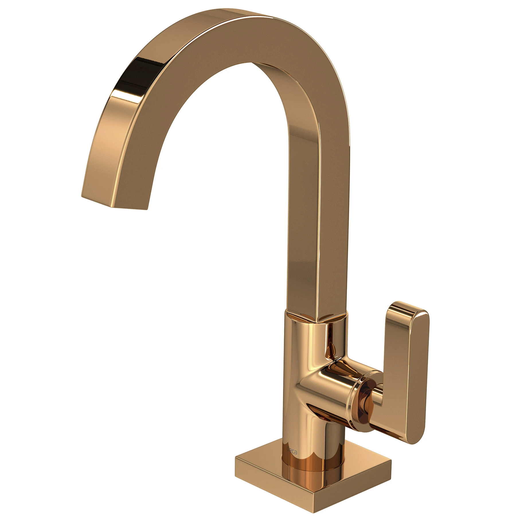 Torneira de Pia para Banheiro com Bica Alta Rose Gold Soul Deca