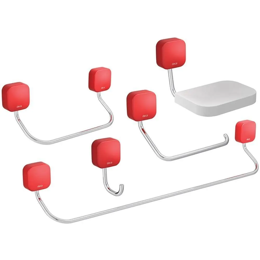 Kit De Capas Para Acessório Com 7 Unidades Pix Vermelho