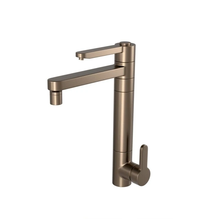 Monocomando Cozinha Twin Click Com Filtro Corten Matte Deca