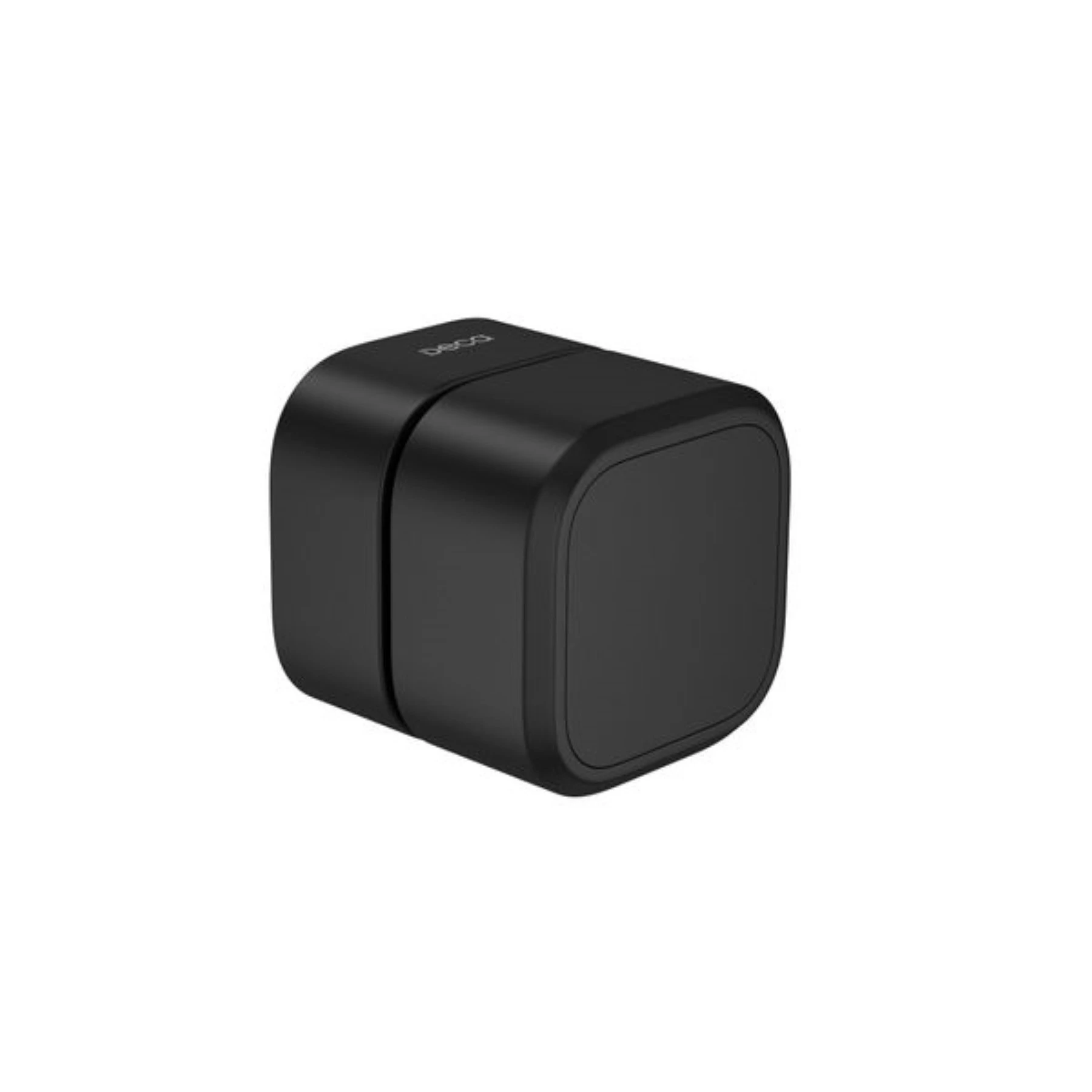 Acabamento de Registro Padrão Deca 1" Quadrado Black Matte Deca You