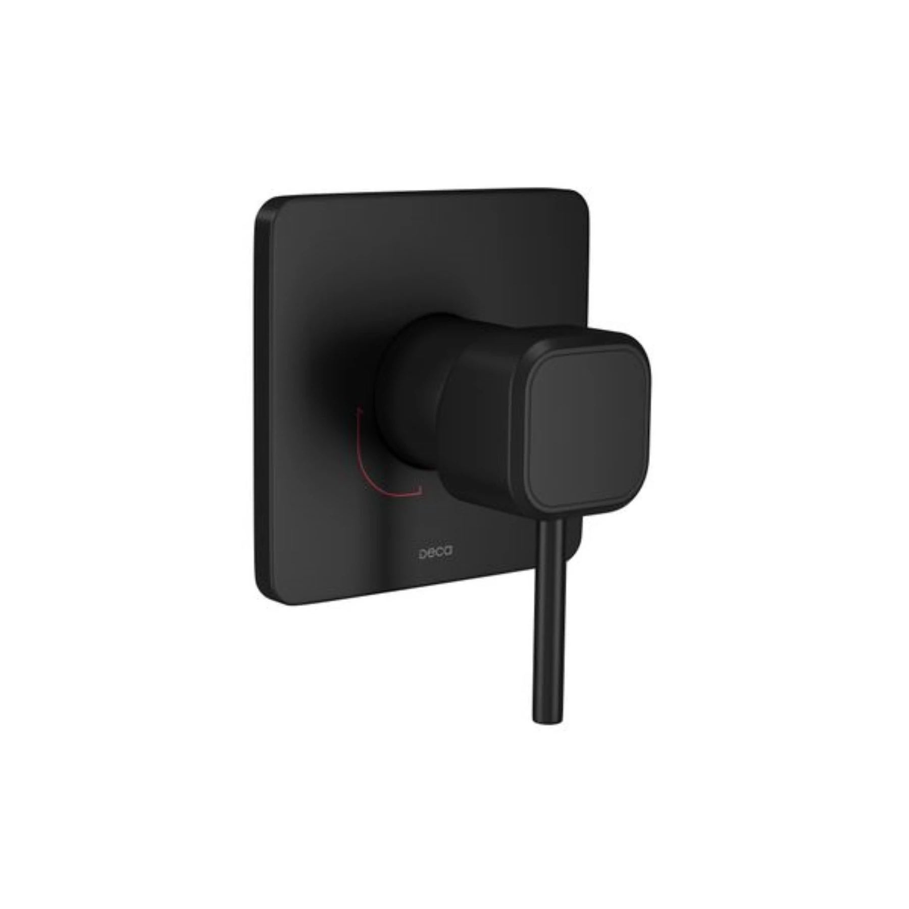 Acabamento de Registro Monocomando Padrão Deca Quadrado Black Matte Deca You