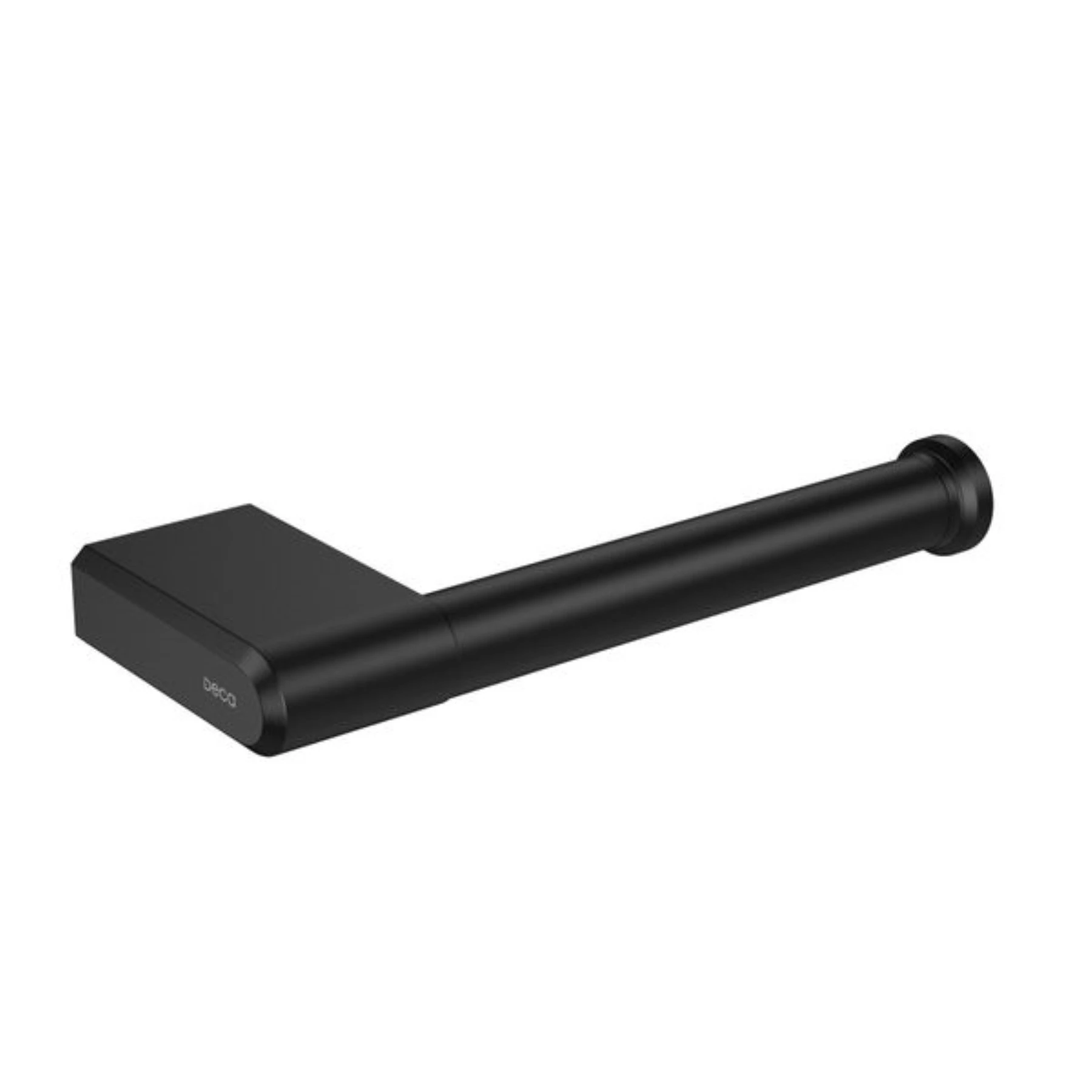 Porta Papel Higiênico de Parede em Aço Black Matte Deca You