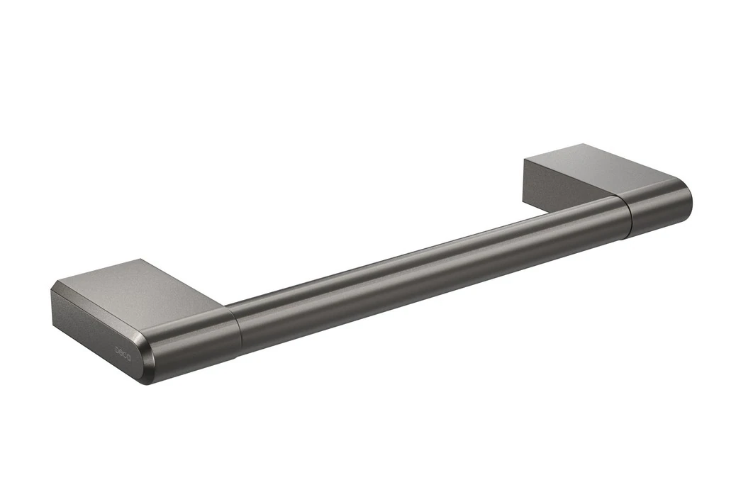 Porta Toalha Rosto You Barra Dark Antracite 30 Cm Deca