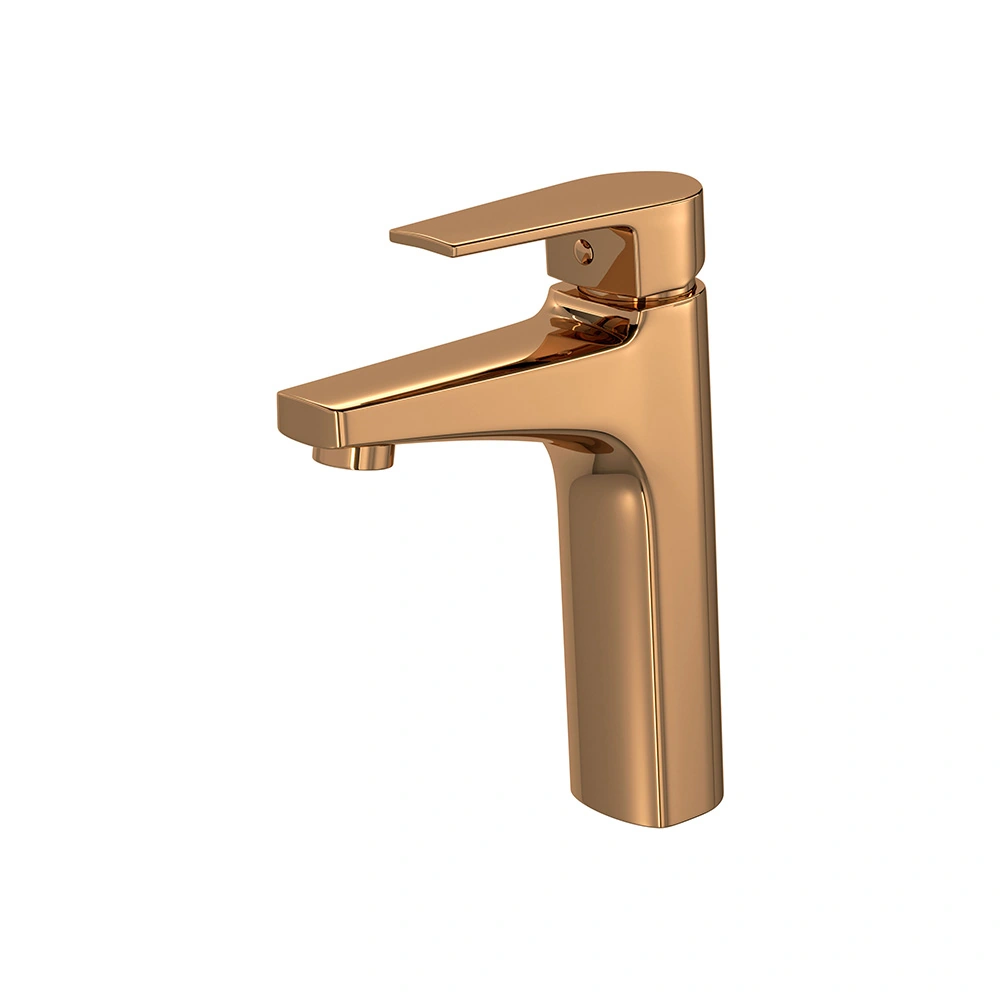 Misturador Monocomando De Mesa Para Lavatório Red Gold Bica Média Deca Level Dn 15