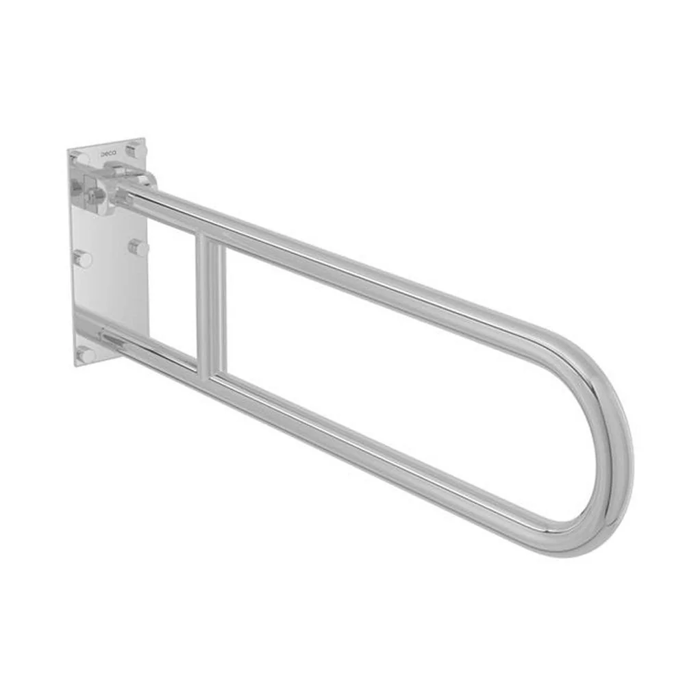Barra De Apoio Lateral Articulável Deca Conforto 2315.i.080.pol.n 80cm Inox Polido