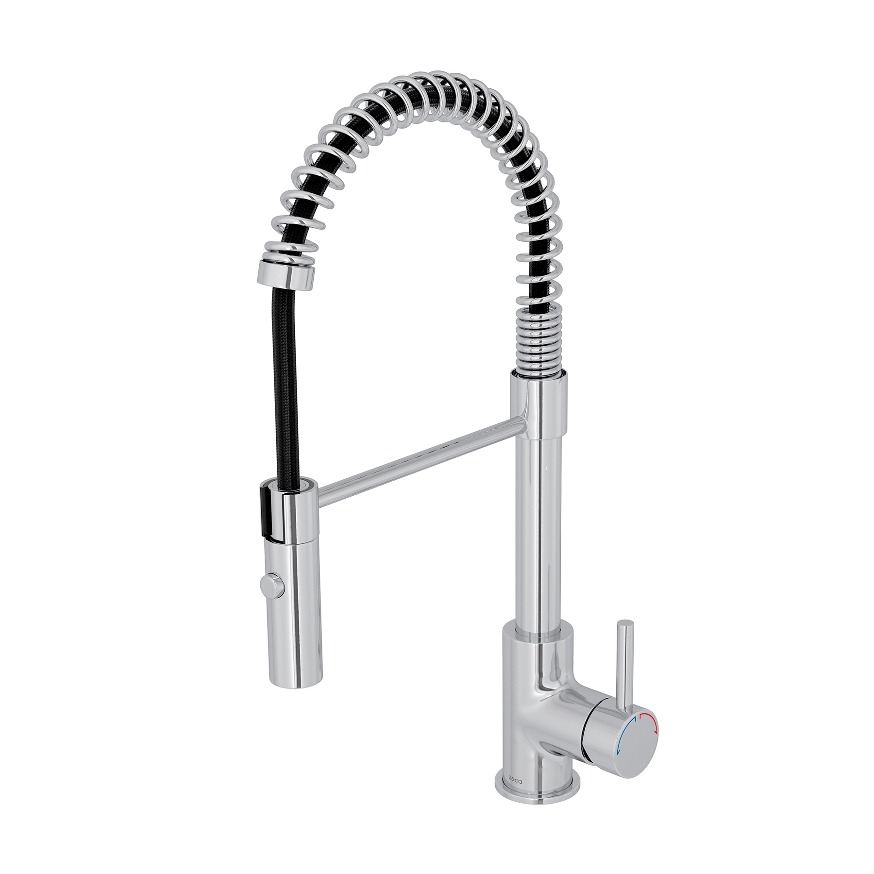 Torneira Misturador de Pia para Cozinha com Bica Alta Articulável Cromada Spin One Gourmet Deca