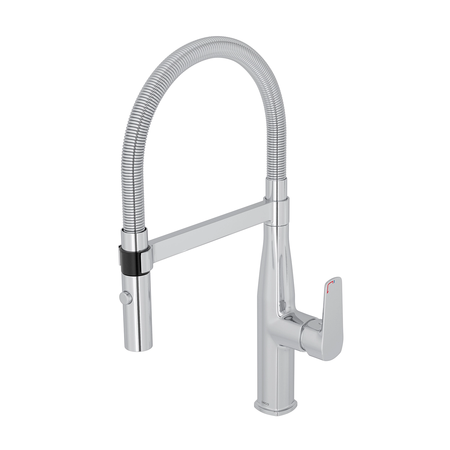 Torneira Misturador de Pia para Cozinha com Bica Alta Articulável Cromada Level Gourmet Deca