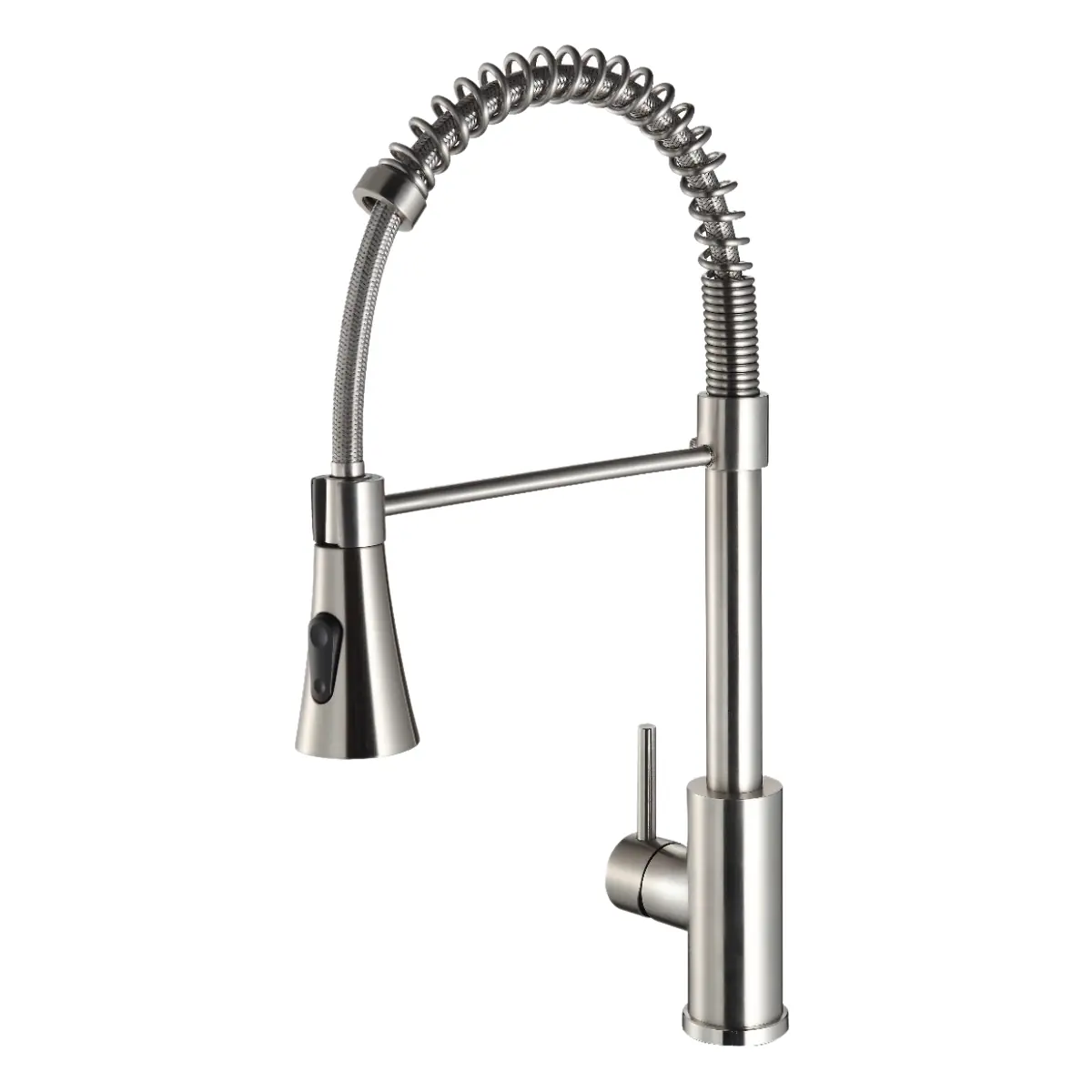 Torneira Monocomando Cozinha Gourmet Escovado Chuveirinho