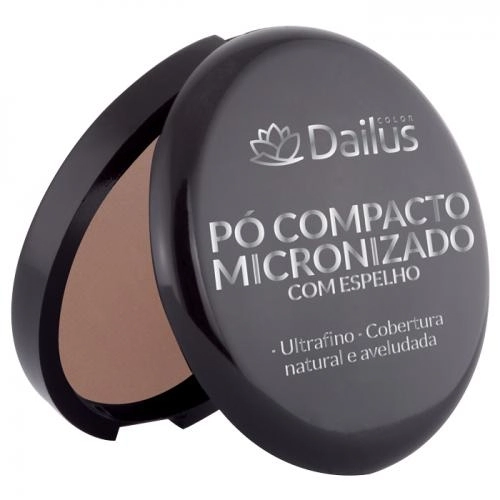 Pó Compacto Micronizado Com Espelho Dailus Color 10 Bronze