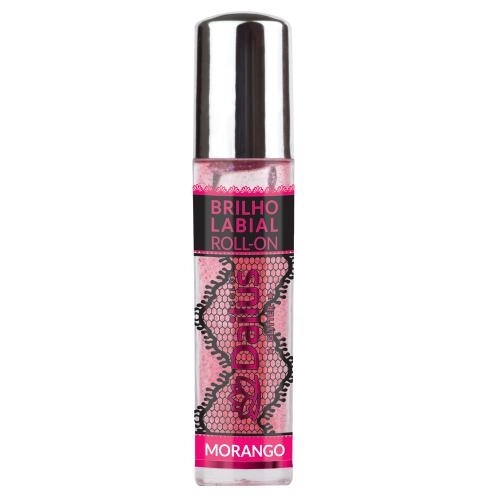 Brilho Labial Com Glitter Roll On Dailus Color Morango