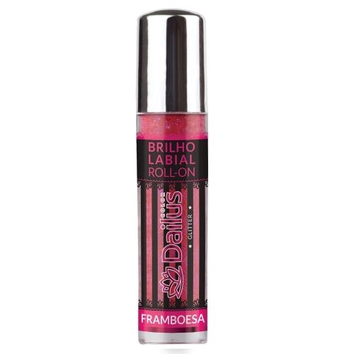 Brilho Labial Com Glitter Roll On Dailus Color Framboesa