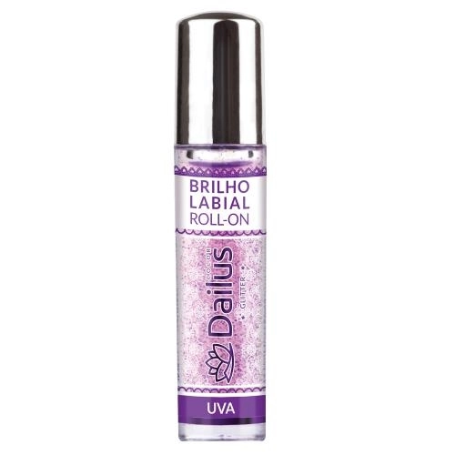 Brilho Labial Com Glitter Roll On Dailus Color Uva