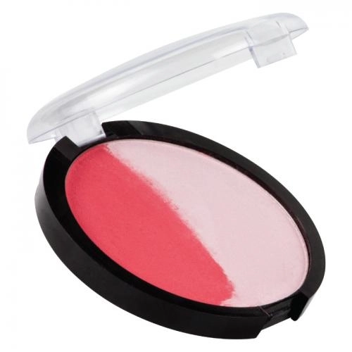 Duo De Blush Mosaico Dailus Color 02 Coral E Rosa Iluminador