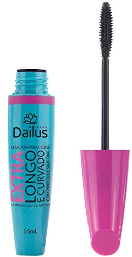 Máscara Para Cílios Extra Longo E Curvado Dailus Color