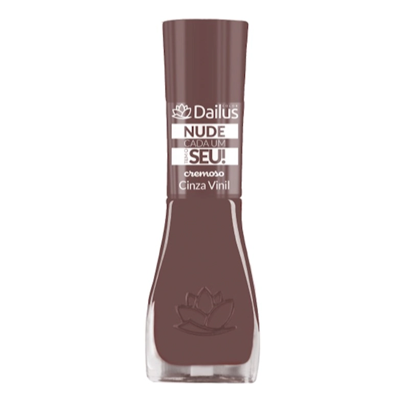 Esmalte Cremoso Nude 16 Cinza Vinil 8ml Dailus