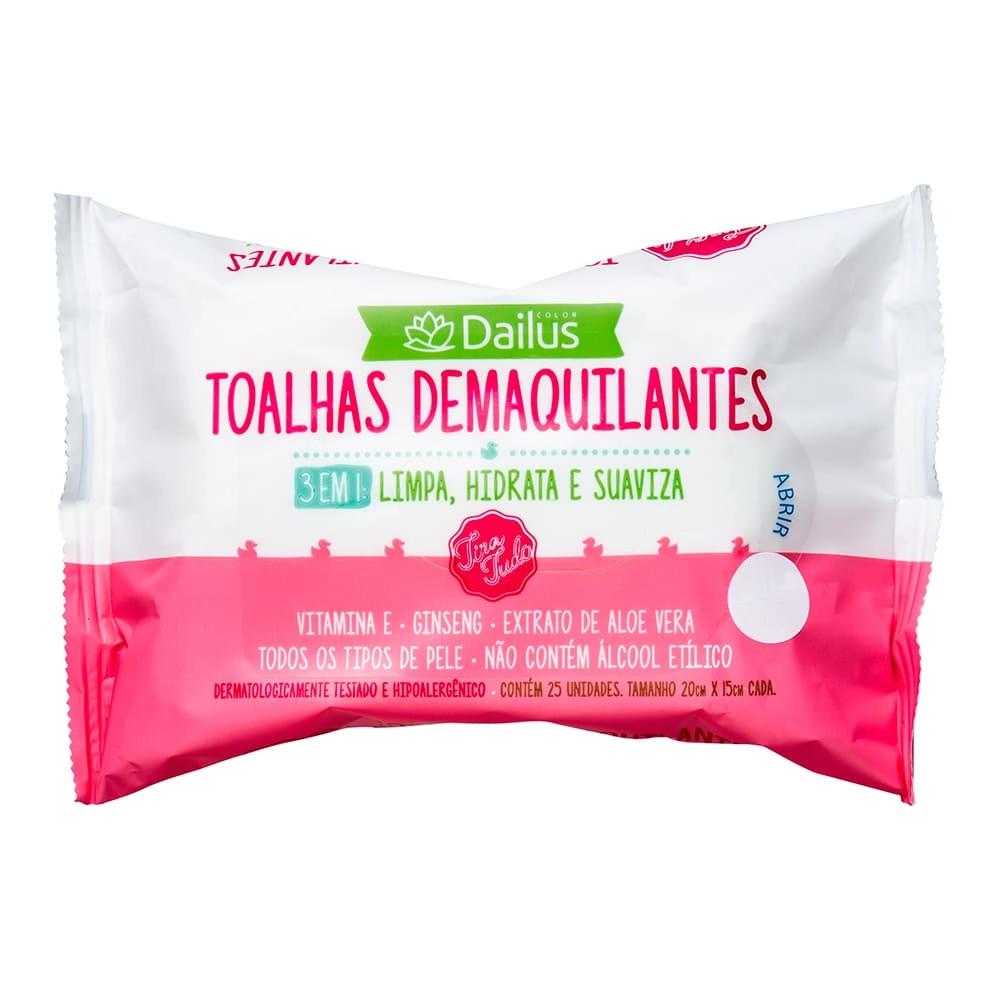 Dailus Toalha Demaquilante 3x1