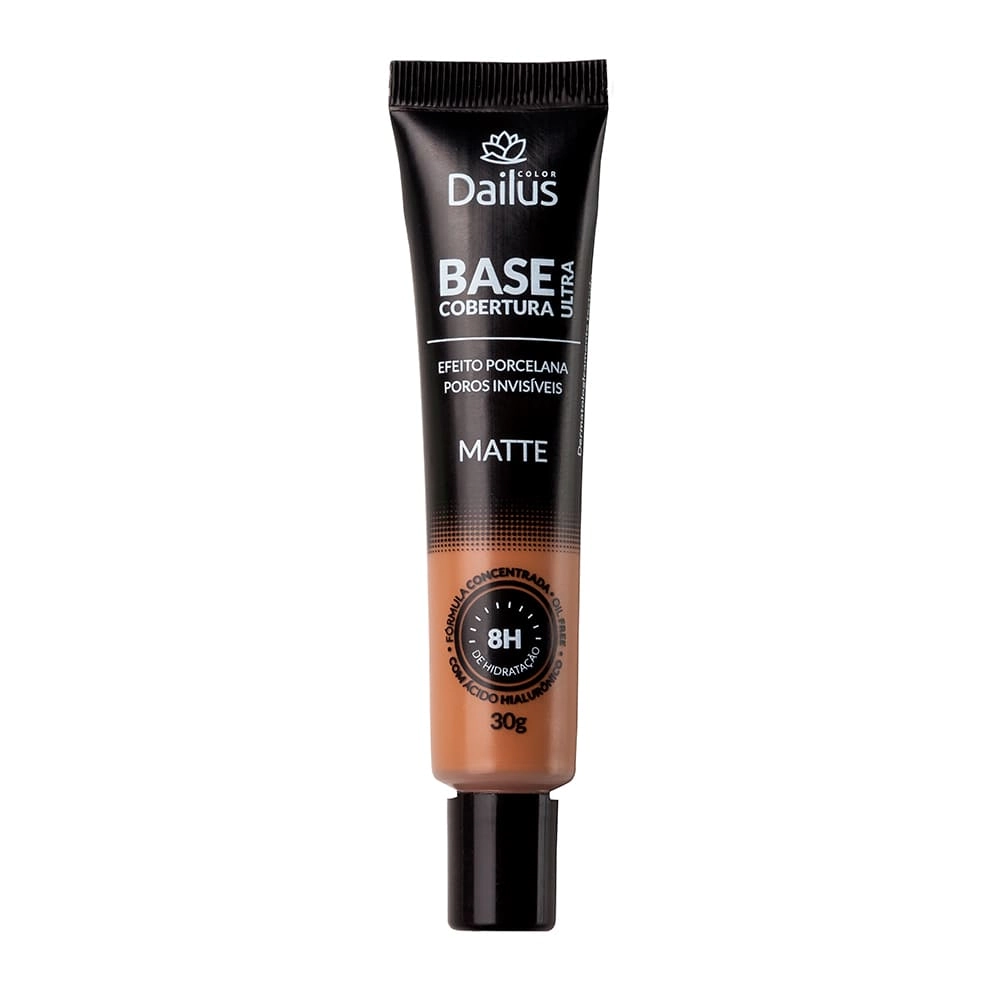 Base Matte Dailus Ultra Cobertura Marrom Medio 12