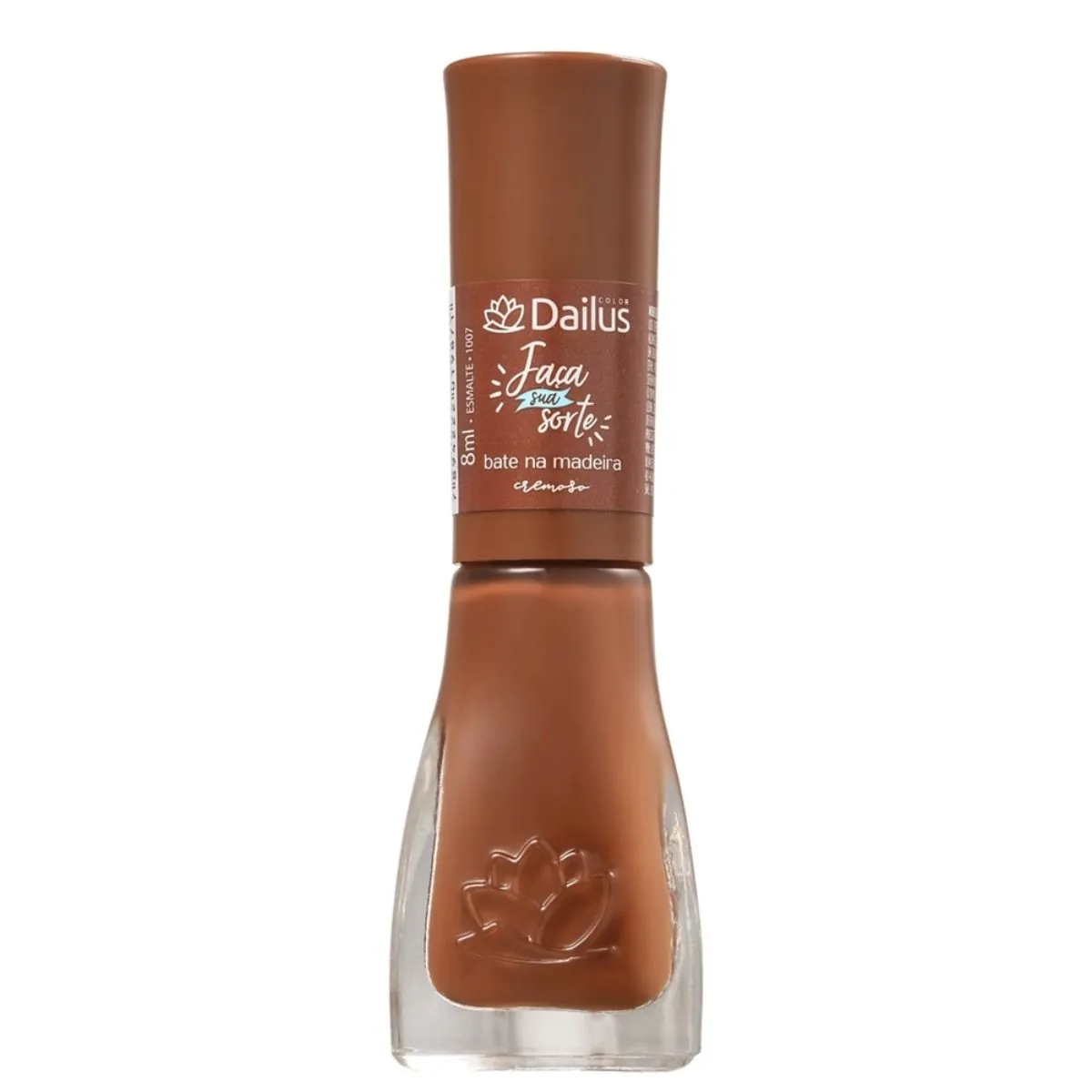 Esmalte Cremoso Bate na Madeira Com 8ml