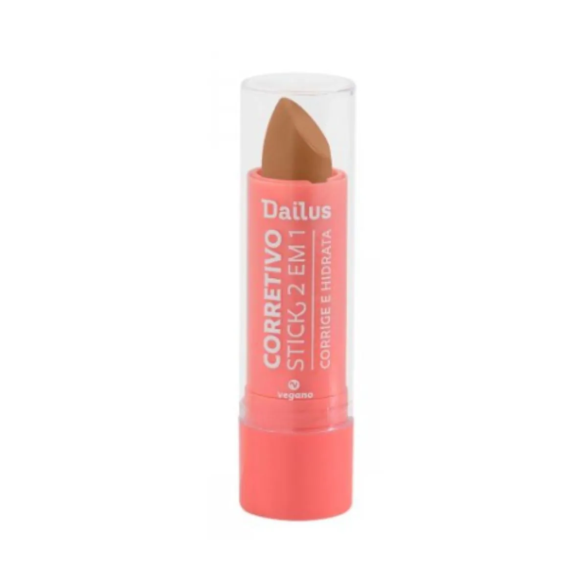 Corretivo Stick 2 em 1 Facial Dailus D7 Cor Médio com 3,5 g