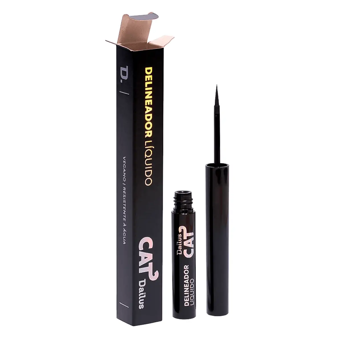 Delineador Liquido Dailus Cat Preto 1,7ml