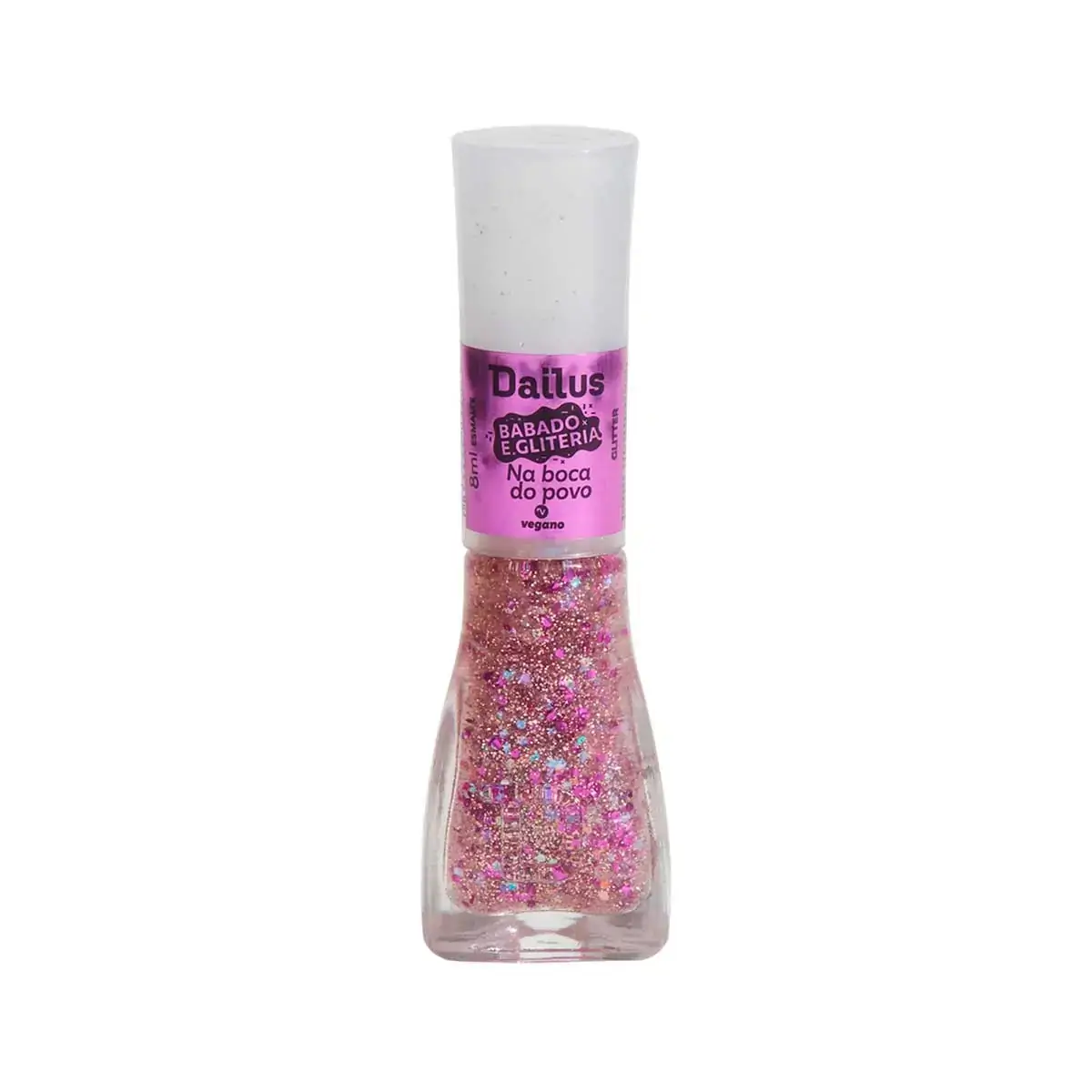 Esmalte Dailus Babado E Gliteria Na Boca Do Povo 8ml