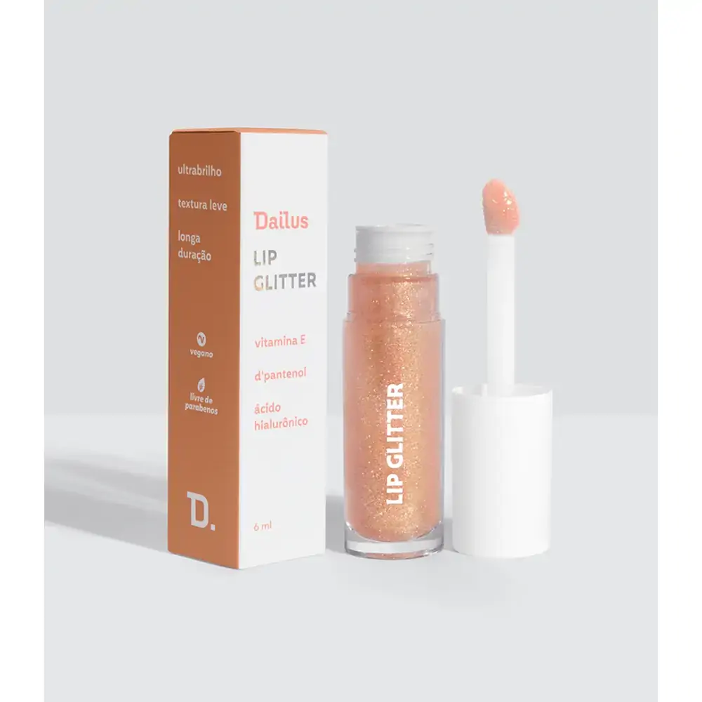 Lip Glitter Dailus Gold Glitter 6ml