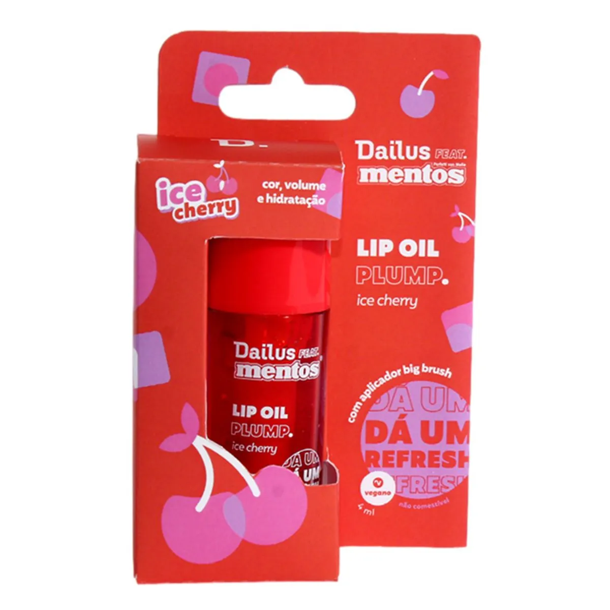 Lip Oil Ice Cherry Dailus Feat. Mentos 4ml