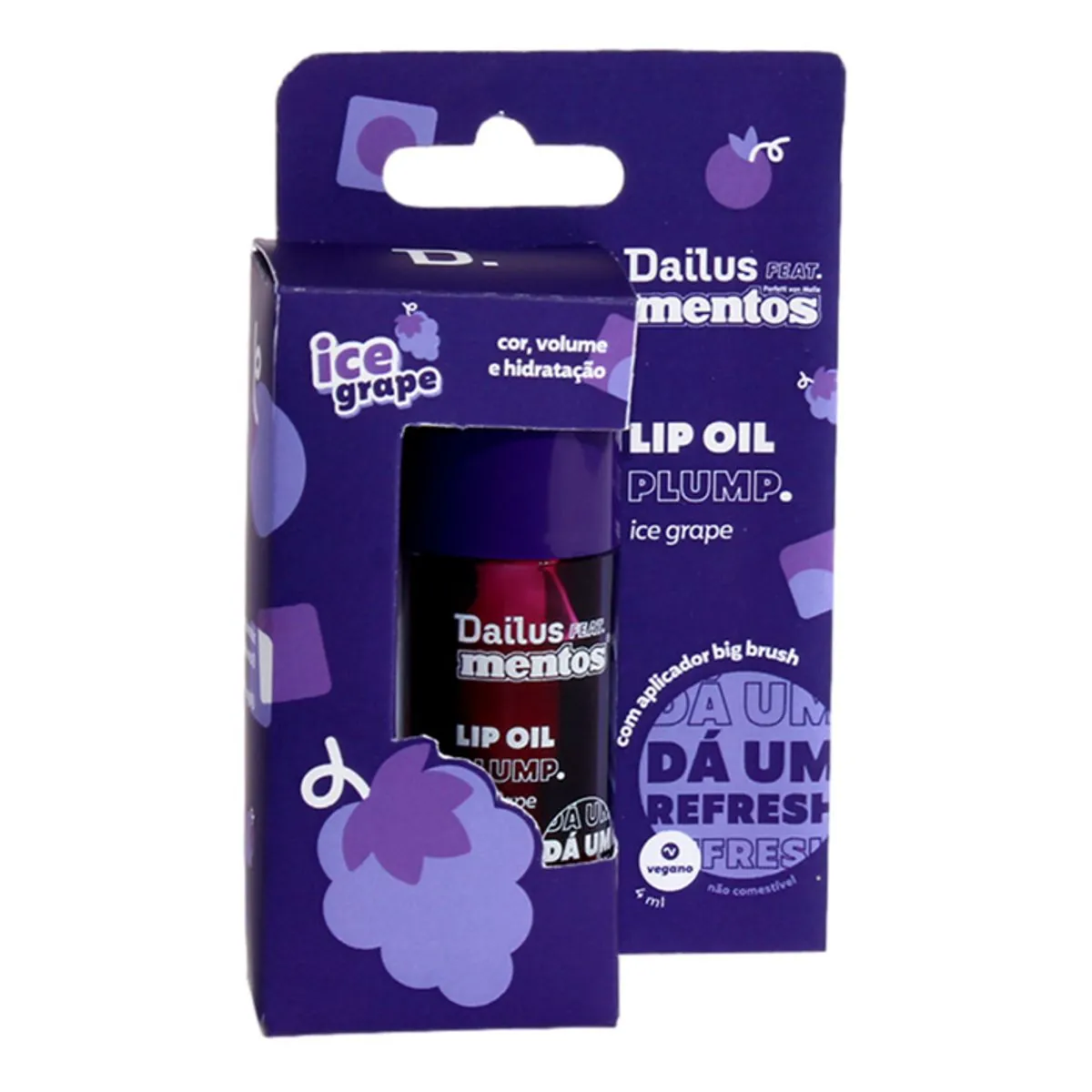 Lip Oil Ice Grape Dailus Feat. Mentos 4ml