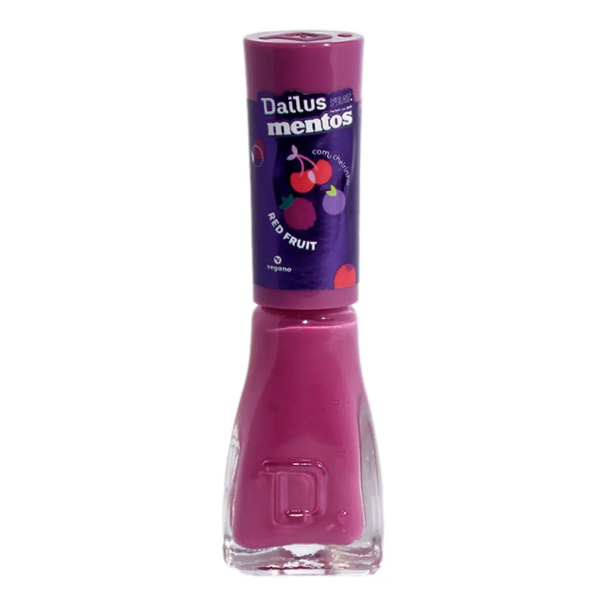 Esmalte Red Fruit Dailus Feat. Mentos Frasco 8g