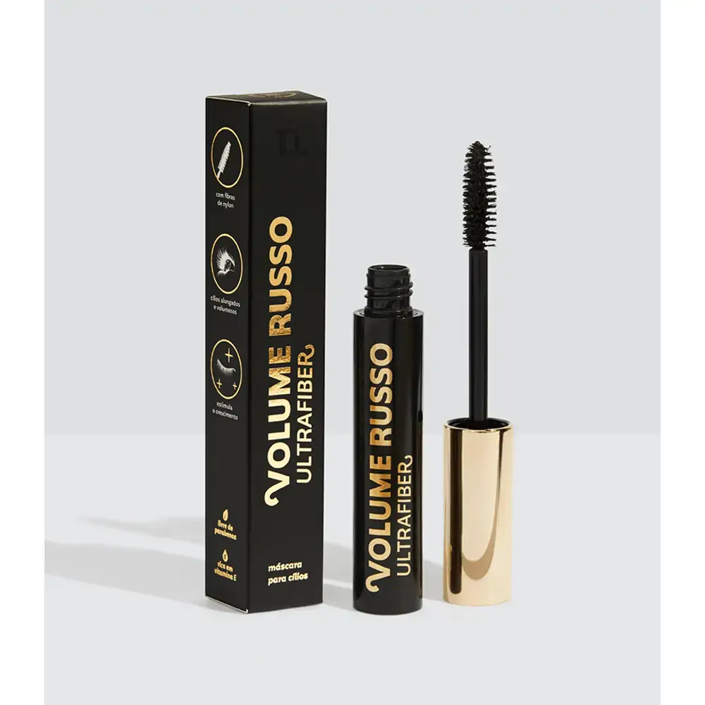 Mascara Cilios Dailus Volume Russo Ultra Fiber 6g