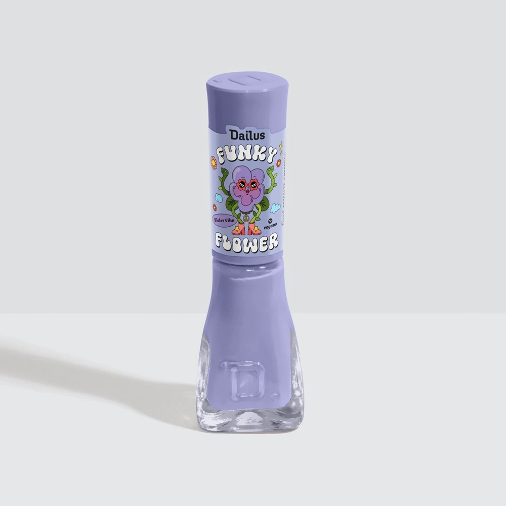 Esmalte Dailus Cr Funky Flower Violet Vibe 8ml