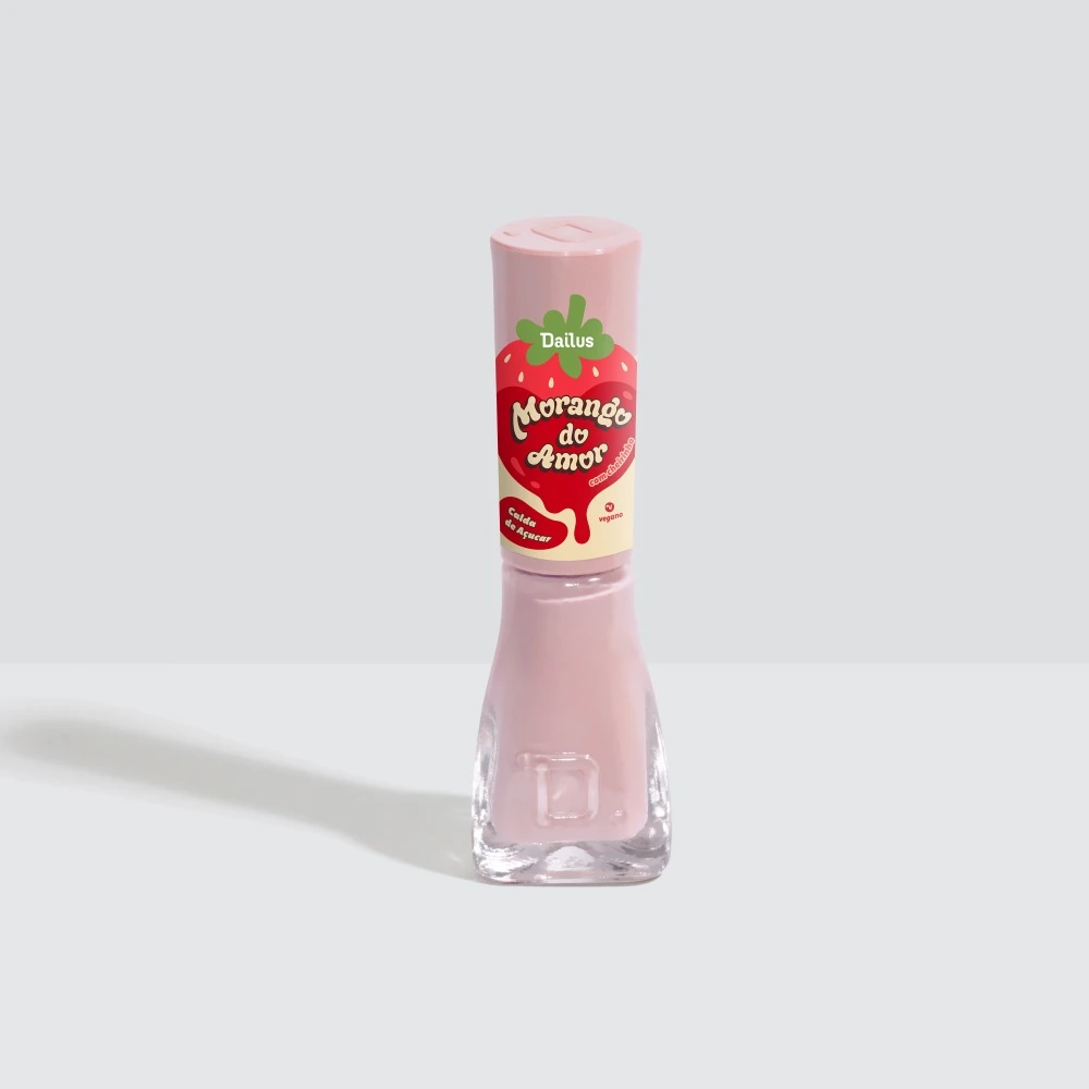 Esmalte Cr Dailus Morango Do Amor Calda De Acucar 8ml