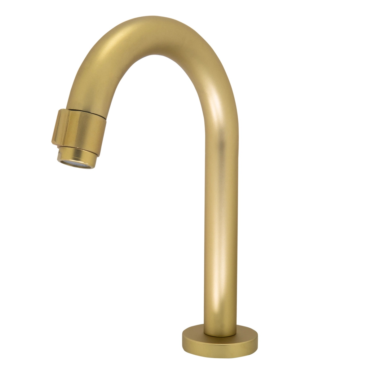 Torneira Banheiro Lavatório Bica Baixa Dourado Fosco 1/4 de Volta Luxo