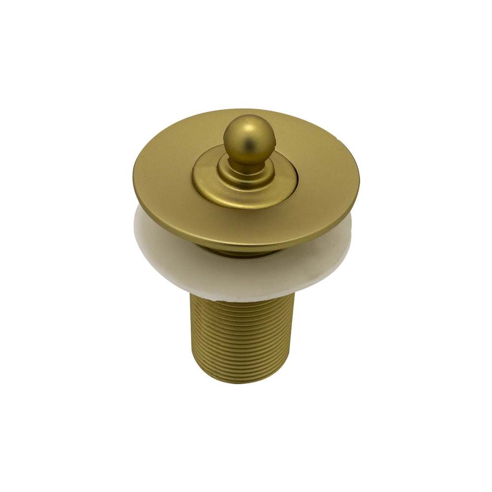 Válvula Banheiro Lavatório Dourada Gold Fosca Metal Luxo