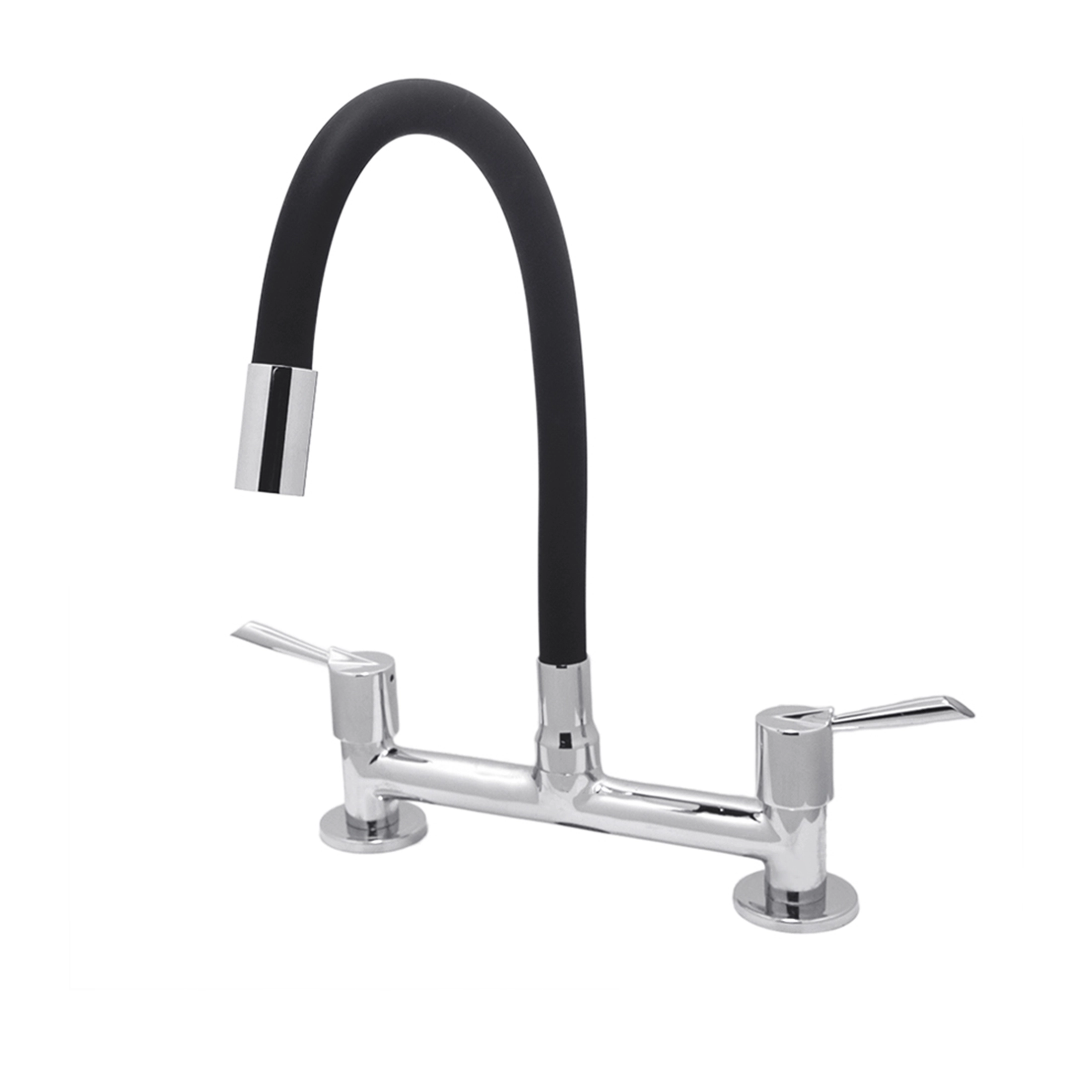 Torneira Misturador Cozinha 1/4 Volta Color Preta Mesa