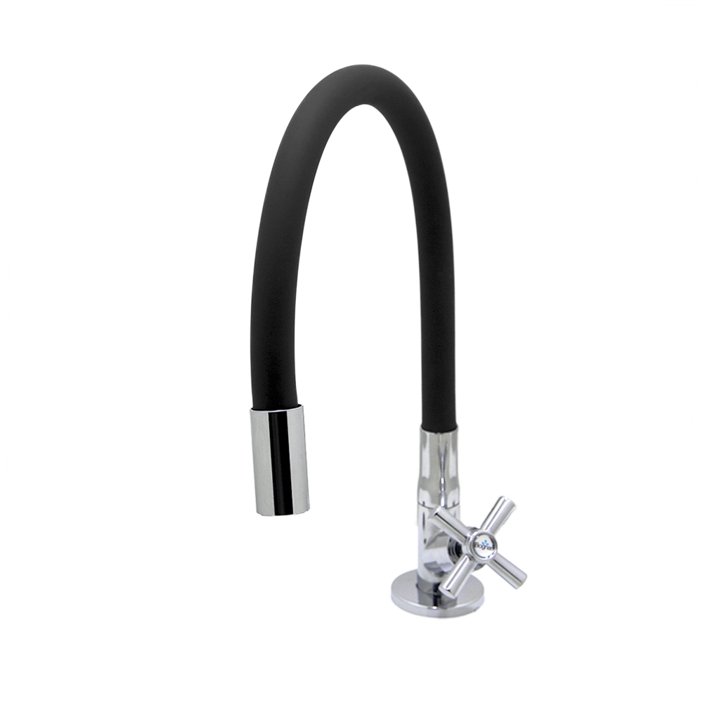 Torneira Cozinha Parede Tubo Gourmet Colorida Flexível Luxo