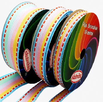 Fita Dec. Pespontada Tons Candy 22mmx10m