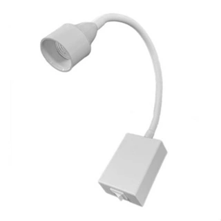 Abajur Arandela Articulável Branco Para Leitura Flex Para Cabeceira 5w 3000k Bivolt