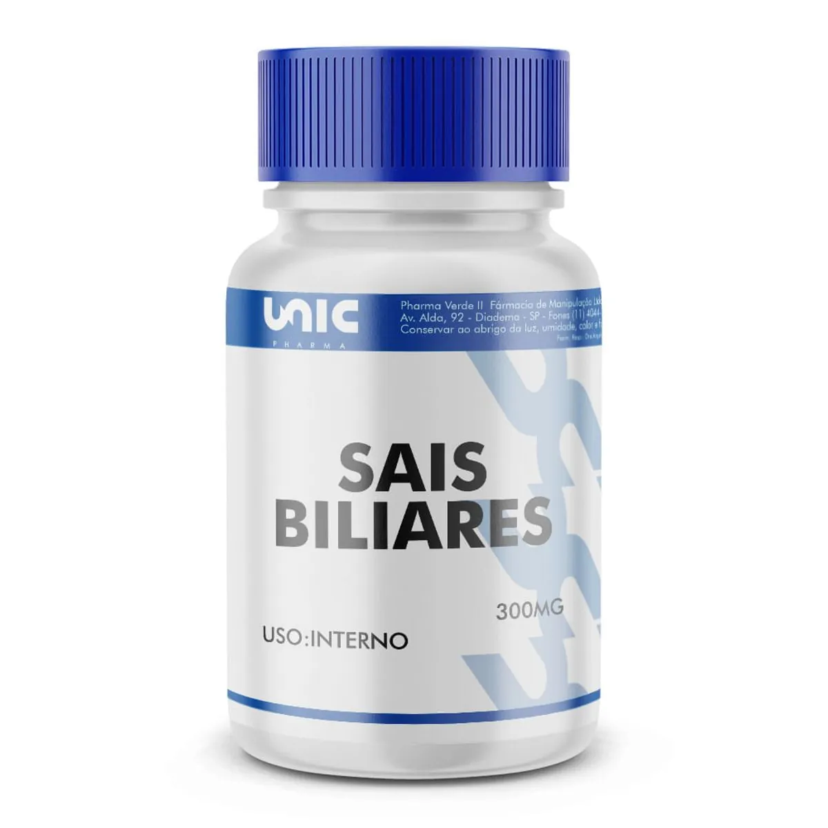 Sais Biliares 300mg 60 Cápsulas