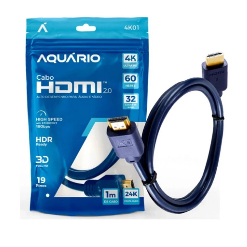 Cabo Hdmi Macho X Macho 2.0 Maior Desempenho De Video