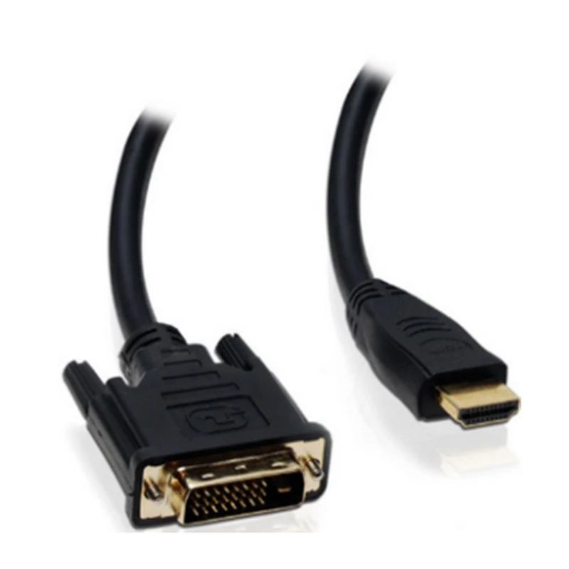 Cabo Dvi Macho X Hdmi Macho 1,8m Sinais Digitais