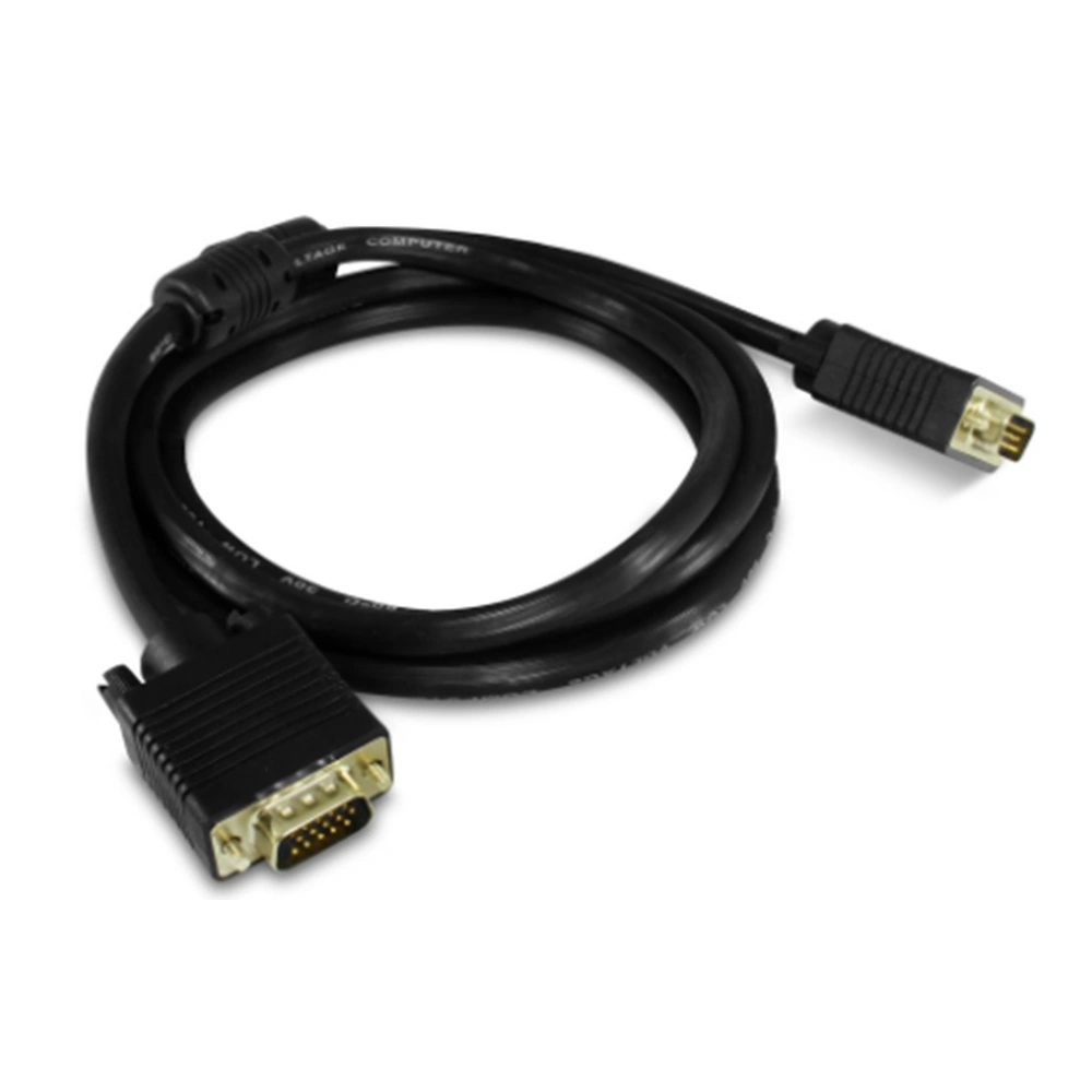 Cabo Vga Macho X Macho Com Filtro: Sinal Sem Interferências