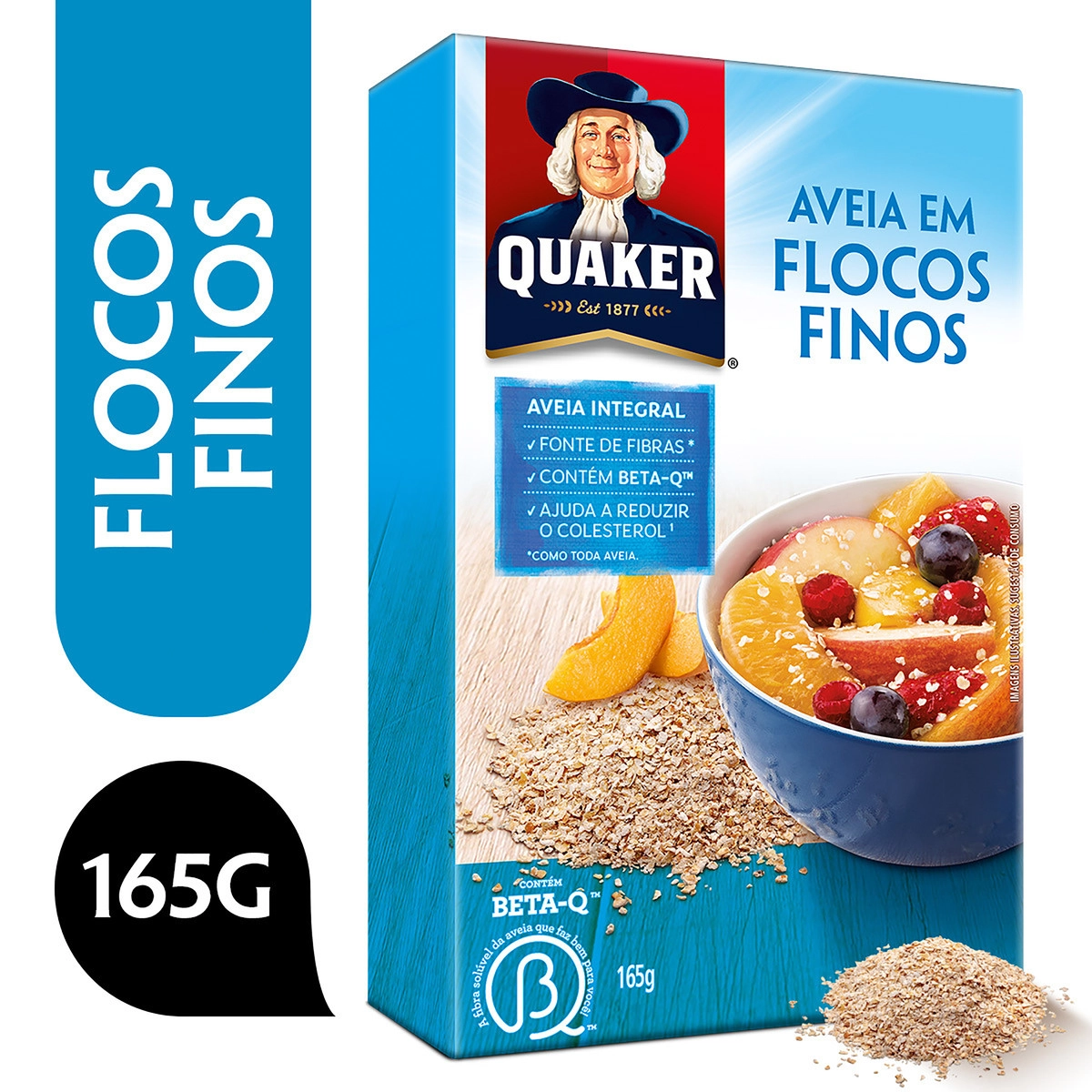 Aveia Em Flocos Finos Quaker Caixa 200g