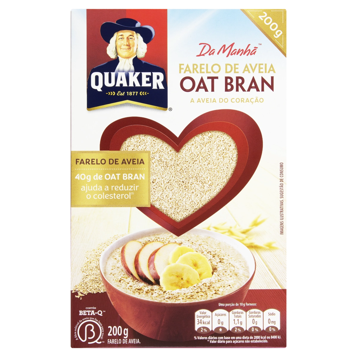 Farelo De Aveia Quaker Caixa 200g