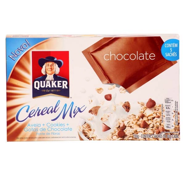 Aveia Quaker Mix Chocolate E Cookies