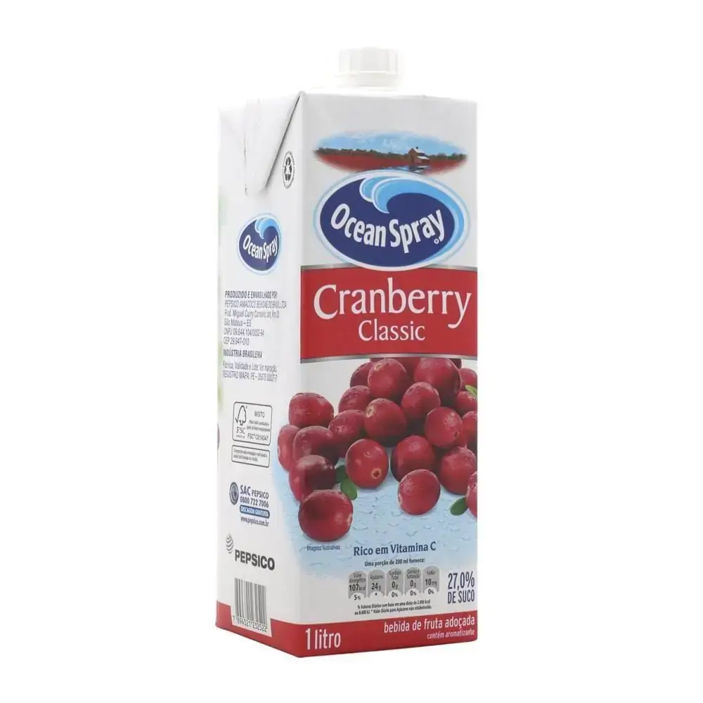 Suco Cranberry Classic 1l Ocean Spray